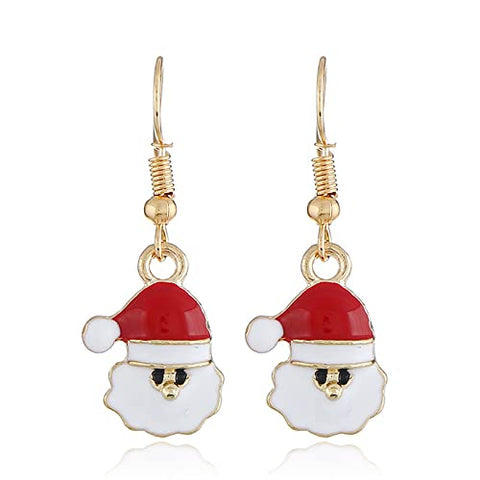 NEW BIG TOP DEALS CHRISTMAS XMAS HOLIDAY SANTA DROP DANGLE EARRINGS HOLIDAY GIFT MOM GIRLFRIEND NIECE WIFE OFFICE GRAB BAG COSTUME DRESS UP CARNIVAL MASQUERADE