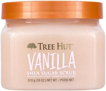 Tree Hut Body Scrub, Vanilla, 18 Oz