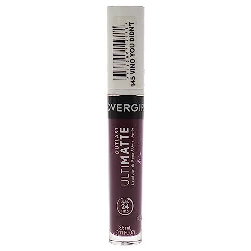 Covergirl Outlast Ultimatte One Step Liquid Lip Color, Vino You Didn't, Vino You Didn't, 0.12 Fl Ounce - Personal Care