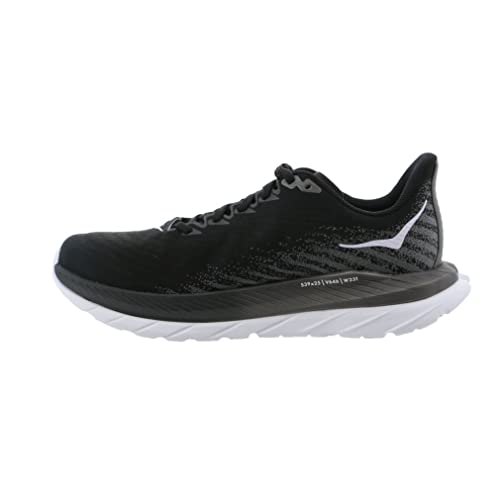 HOKA ONE ONE Mens Mach 5 Textile Synthetic Black Castlerock Trainers 10 US