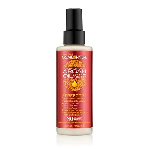Creme of Nature Argan Oil from Morocco Perfect 7-in-1 Leave-in, 5.1 fl oz - Personal Care