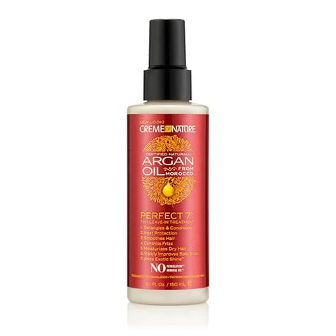 Creme of Nature Argan Oil from Morocco Perfect 7-in-1 Leave-in, 5.1 fl oz - Personal Care