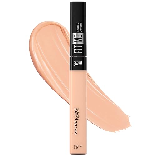 Maybelline New York Fit Me Liquid Concealer Makeup, Natural Coverage, Lightweight, Conceals, Covers Oil-Free, Medium, 1 Count (Packaging May Vary) - Personal Care