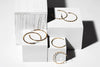 Charming Charlie 3 Pairs of Gold-Plated Jewelry Hoop Earrings Set with Diverse Designs for - Image 4
