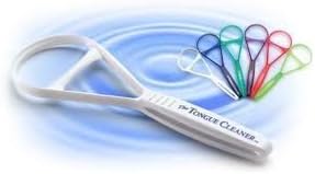 6 Pureline Tongue Cleaner Scraper Oralcare Colors Vary SET OF 6 by PURELINE