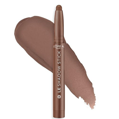 L'Oreal Paris Makeup Le Shadow Stick Eyeshadow, Blendable, Smudge-Resistant, Cream Eyeshadow, Brown Bliss, 0.05 Oz - Personal Care
