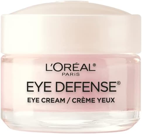 L'Oreal Paris Dermo-Expertise Eye Defense Eye Cream with Caffeine and Hyaluronic Acid 0.5 oz - Personal Care