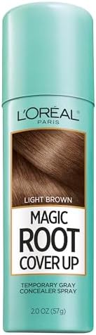 L'Oreal Paris Magic Root Gray Hair Cover Up, Light Brown, 2 oz - Personal Care