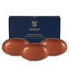 Caswell Massey Triple Milled Heritage Woodgrain Sandalwood Three-Soap Set, Scented & Moist - Image 1