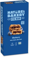 Nature’s Bakery Whole Wheat Fig Bars, Blueberry, Real Fruit, Vegan, Non-GMO, Snack bar, Twin packs- 12 count