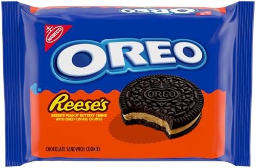 Oreo REESE'S Peanut Buttery Creme Chocolate Sandwich Cookies, 12.35 oz - Personal Care