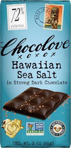 Chocolove, Bar Chocolate Dark 72% Hawaiian Sea Salt, 3 Ounce