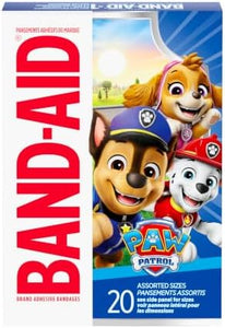 BAND-AID Brand Adhesive Bandages, Nickelodeon Paw Patrol, Assorted, 20 Ct