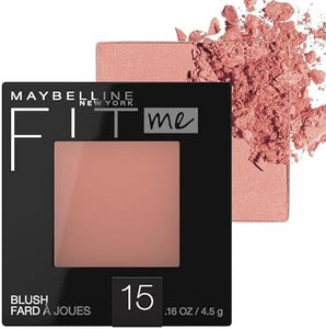 Maybelline Fit Me Blush, Lightweight, Smooth, Blendable, Long-lasting All-Day Face Enhancing Makeup Color, Nude, 1 Count