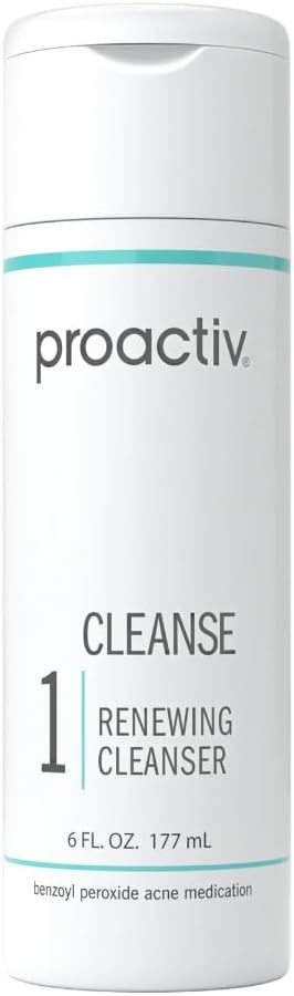 Proactiv Renewing Acne Cleanser, Benzoyl Peroxide Face Wash, 6 Fl Oz - Personal Care