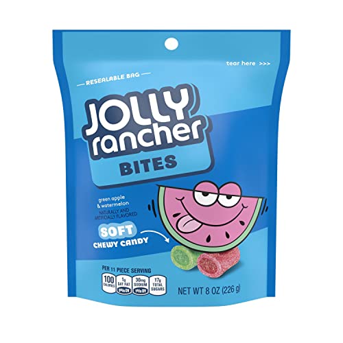 JOLLY RANCHER Bites Assorted Fruit Flavored Candy Bag, 8 oz