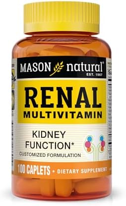 MASON NATURAL Renal Multivitamin with ALA & B Vitamins, 100 Day Supply