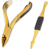 Revlon Gold Series Ingrown Away Set, includes Toenail Nipper and Dual Ended Toenail Tool,  - Image 2