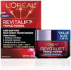 L'Oreal Paris Revitalift Triple Power Rich Night Cream, Anti Aging Moisturizer With Glycolic Acid, Vitamin C & Hyaluronic Acid, Visibly Smooths Texture, Reduces Fine Lines & Evens Skin Tone, 2.55 oz