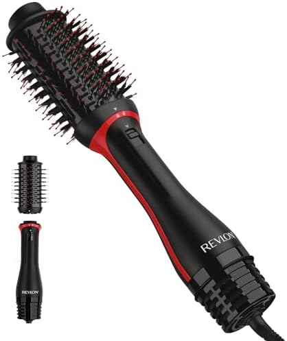 Revlon One-Step Volumizer Plus Hair Dryer and Styler, 2.4 in Barrel, Black - Personal Care
