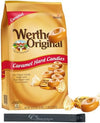 Original Hard Caramel Candy 39.75oz Bulk Bag Individually Wrapped w/CC Sweets & Snacks Bag Clip