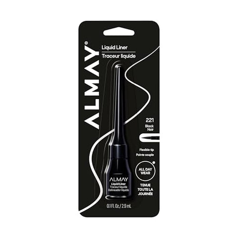 Almay Precision Tip Liquid Eyeliner, 221 Black, 1 Count - Personal Care