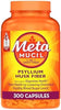 Metamucil, Psyllium Husk GLP-1 Friendly Fiber Capsules, 300 Capsules, 3-in-1 Fiber Supplem - Image 1