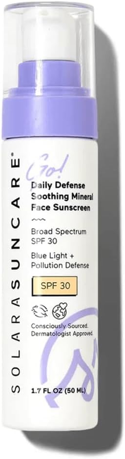 Solara SUNCARE Go! Daily Defense Soothing Face Sunscreen (1.7 fl oz) - Personal Care