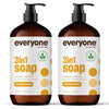 Everyone 3-in-1 Soap Body Wash Bubble Bath Shampoo Coconut Lemon 32oz - Personal Care - Image 1