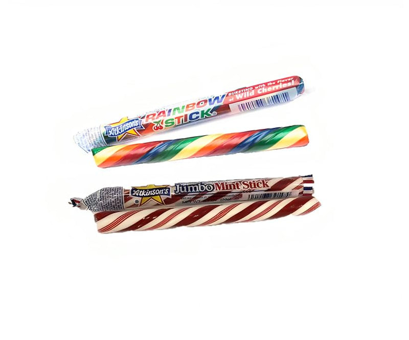 Atkinson's 36-Pack Cool Peppermint & Rainbow Sugar Candy, 36 Pieces, Assorted