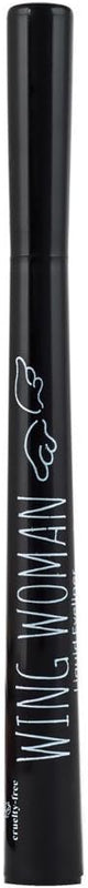 The Beauty Crop Wing Woman Liquid Eyeliner - Smudge-Proof, Long-Lasting, Cruelty-Free, Vegan, Berry Black - Eye Makeup - Cosmetics
