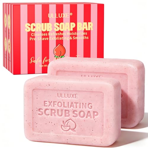 Body Scrub Soap Bar, Pre-Shave Exfoliating Bar Soap Cleanse, Smooth Skin - Personal Care