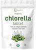 Organic Chlorella Tablets, 500mg Per Tablet, 720 Tabs (360 Grams), 4 Months Supply, Broken - Image 1