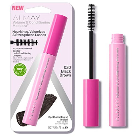 Almay Volume & Conditioning Mascara, 30 Black Brown, 0.27 fl oz - Personal Care