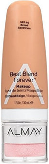 Almay Best Blend Forever Foundation, Sand Beige, 1 fl. oz., SPF 40 Broad Spectrum - Face Makeup - Beauty - Sand Beige