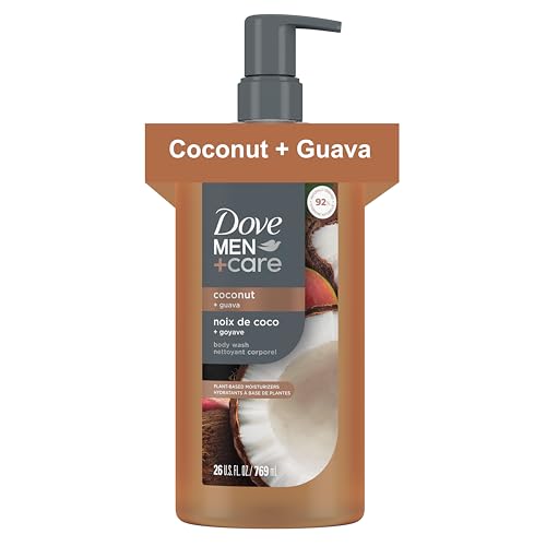 Dove MEN Moisturizing Body Wash for Men, Coconut + Guava, 26 oz - Personal Care
