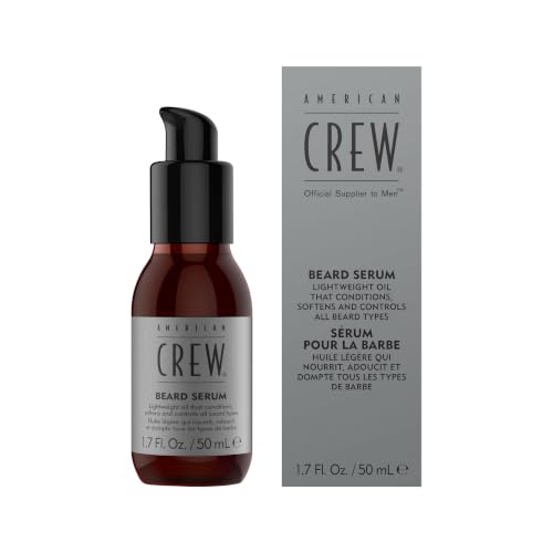 American Crew Men's Beard Serum, Lightweight Conditioning Oil, 1.7 fl oz - Personal Care