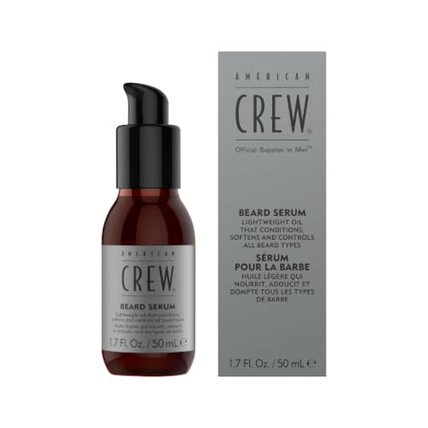 American Crew Men's Beard Serum, Lightweight Conditioning Oil, 1.7 fl oz - Personal Care