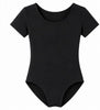 Moret Kids Girls' Ballet and Dance Short Sleeve Leotard - Classic Cotton Stretch Studio Pr - Image 1
