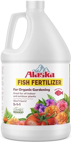 Alaska Fish Fertilizer for Plants, OMRI Listed 5-1-1