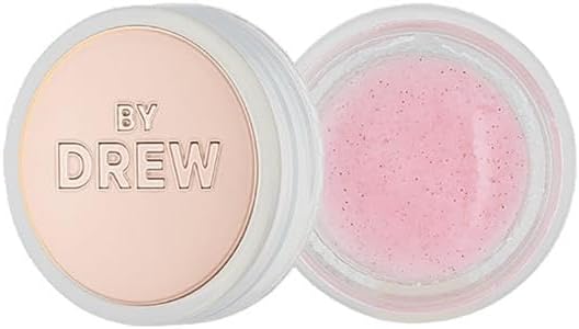 FLOWER BEAUTY By Drew Barrymore Petal Pout Lip Scrub - Exfoliate + Nourish Lips - Cocoa Butter + Coconut Oil-Infused