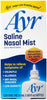 Ayr Saline Nasal Mist Spray, 1.69 Ounce - Image 1