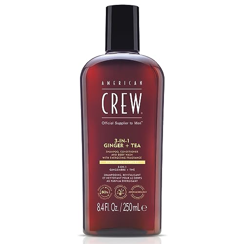 American Crew 3-in-1 Shampoo & Body Wash, Ginger & Tea, 8.4 fl oz - Personal Care
