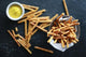 Variety Pack Flavored Pretzel Sticks Pop Daddy - Garlic Parmesan, Yellow Mustard, Cinnamon Sugar - 7.5 oz Each, 3-Pack - Savory and Sweet Snack - Perfect for Parties, Lunches, and On-the-Go