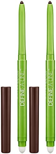 MAYBELLINE Define-A-Line Eyeliner, Brownish Black (Pack of 2)