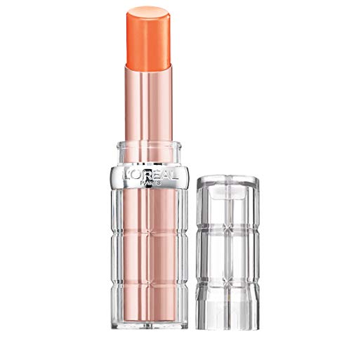 L’Oréal Paris Makeup Colour Riche Plump and Shine Lipstick, for Glossy, Radiant, Visibly Fuller Lips with an All-Day Moisturized Feel, Nectarine Plump, 0.1 oz.