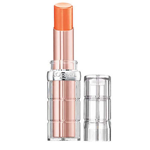 L’Oréal Paris Makeup Colour Riche Plump and Shine Lipstick, for Glossy, Radiant, Visibly Fuller Lips with an All-Day Moisturized Feel, Nectarine Plump, 0.1 oz.