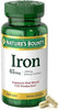 Nature’s Bounty Iron 65mg, 325mg Ferrous Sulfate, 100 Tablets - Image 1