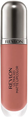 Revlon Ultra HD Matte Lipcolor, Velvety Lightweight Matte Liquid Lipstick in Nude / Brown, Seduction (630), 0.2 oz - Lip Makeup - Beauty