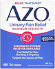 AZO Urinary Pain Relief Maximum Strength, Fast Relief of UTI Pain, 24 Count - Image 1